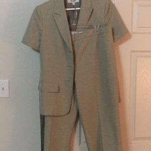 Khaki suit